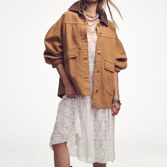 We the Free Lemon Denim Jacket - Picture 5 of 7